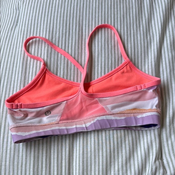 Lululemon Athletica Pink and Purple Sports Bra - Picture 2 of 3